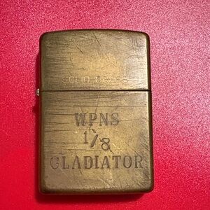 Solid Brass Flip-Top Lighter